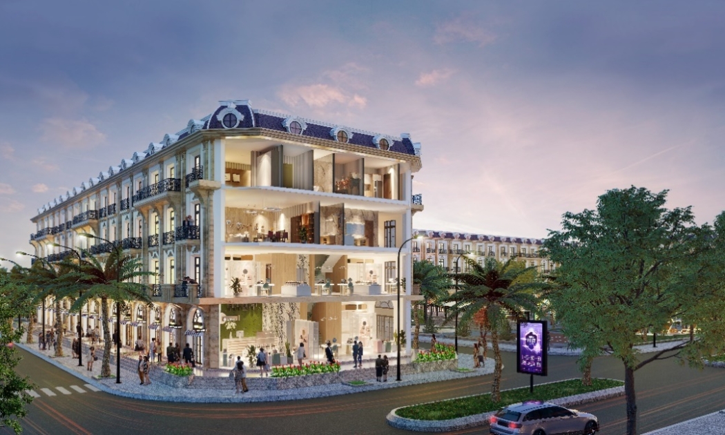 Shophouse 2-3 mặt tiền thu hút khách hàng khi quy tụ nhiều lợi thế đắt giá.