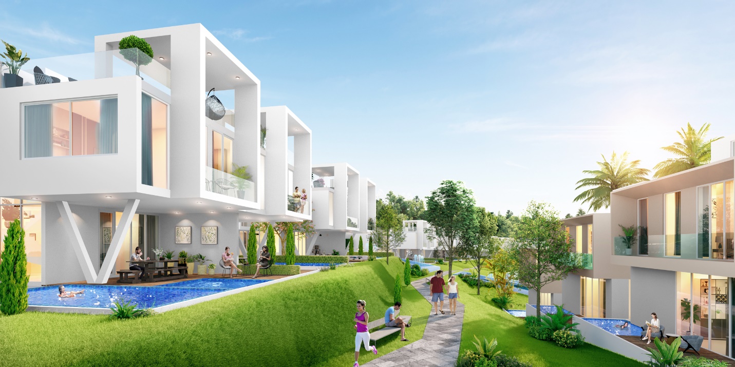 Phối cảnh Biệt thự Waikiki tại NovaWorld Phan Thiet (Bình Thuận).
