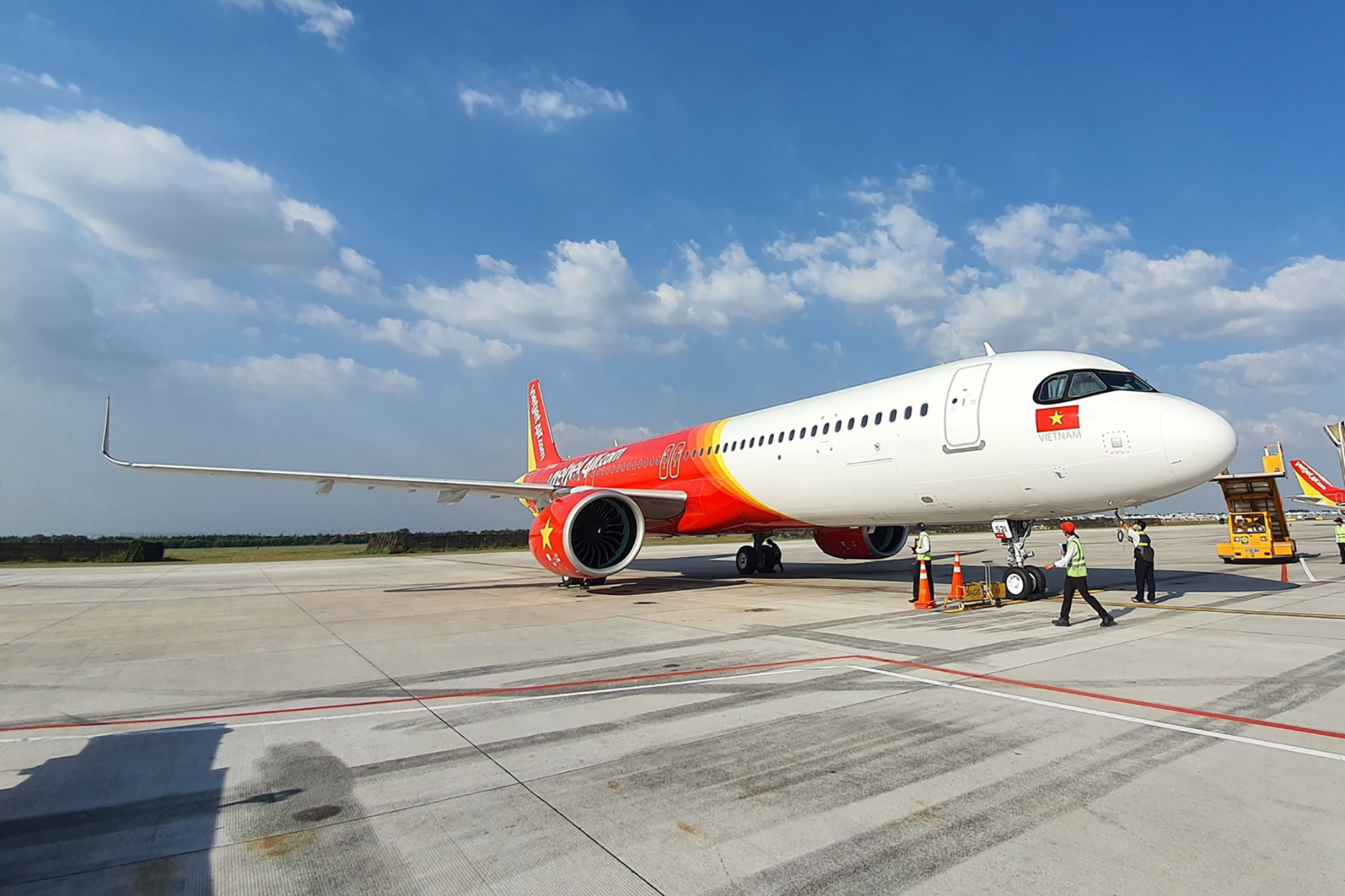 Vietjet l&agrave; một trong những h&atilde;ng h&agrave;ng kh&ocirc;ng đi đầu trong ứng dụng c&ocirc;ng nghệ v&agrave;o tất cả c&aacute;c dịch vụ v&agrave; c&ocirc;ng t&aacute;c vận h&agrave;nh (ảnh: HT).