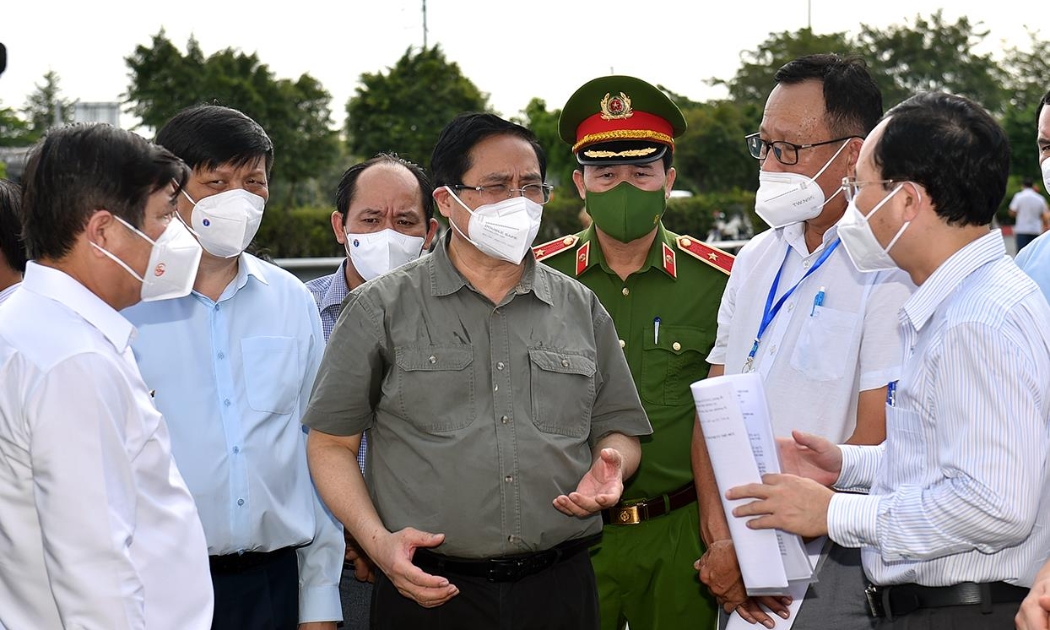 Thủ tướng Phạm Minh Chính (chính giữa) - Ảnh: VGP