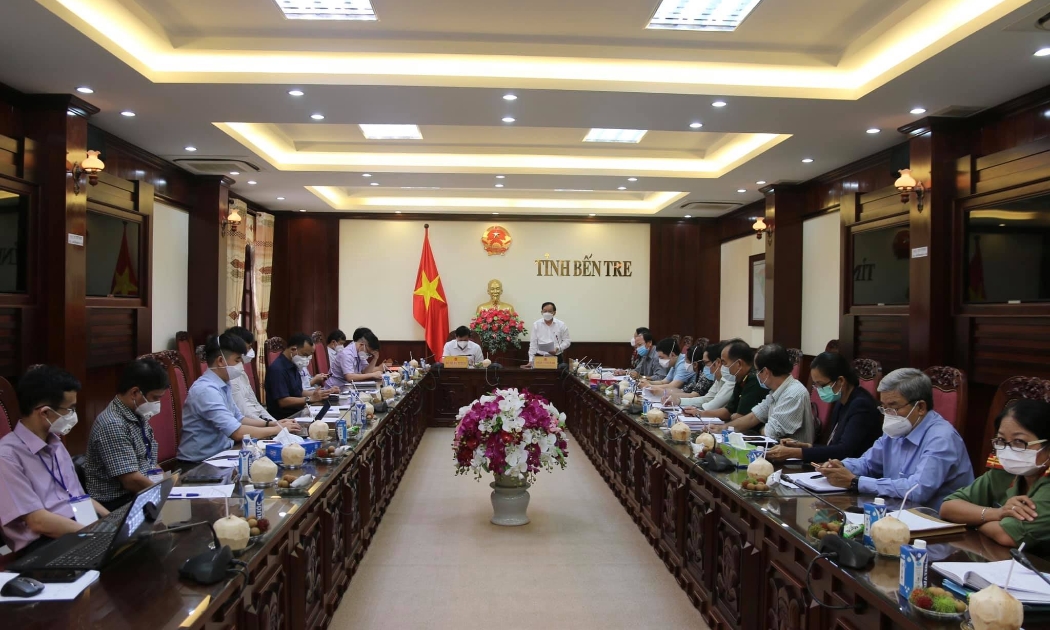 Đoàn công tác Bộ Y tế làm việc tại tỉnh Bến Tre.