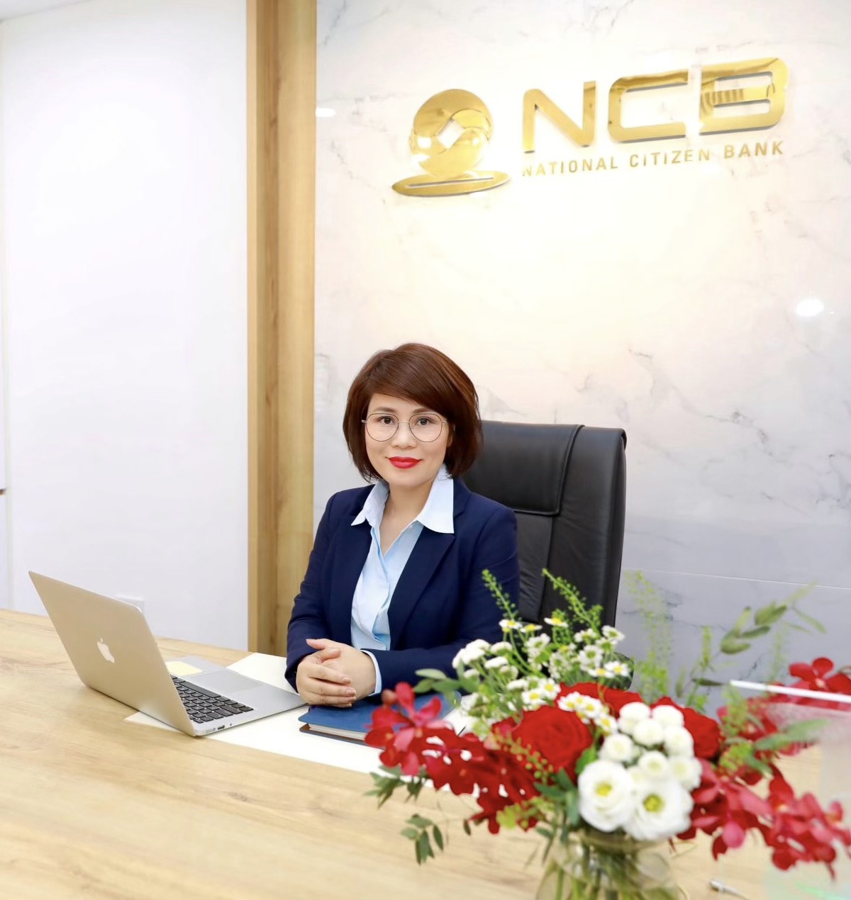 Bà Dương Thị Lệ Hà - Quyền Tổng giám đốc NCB.