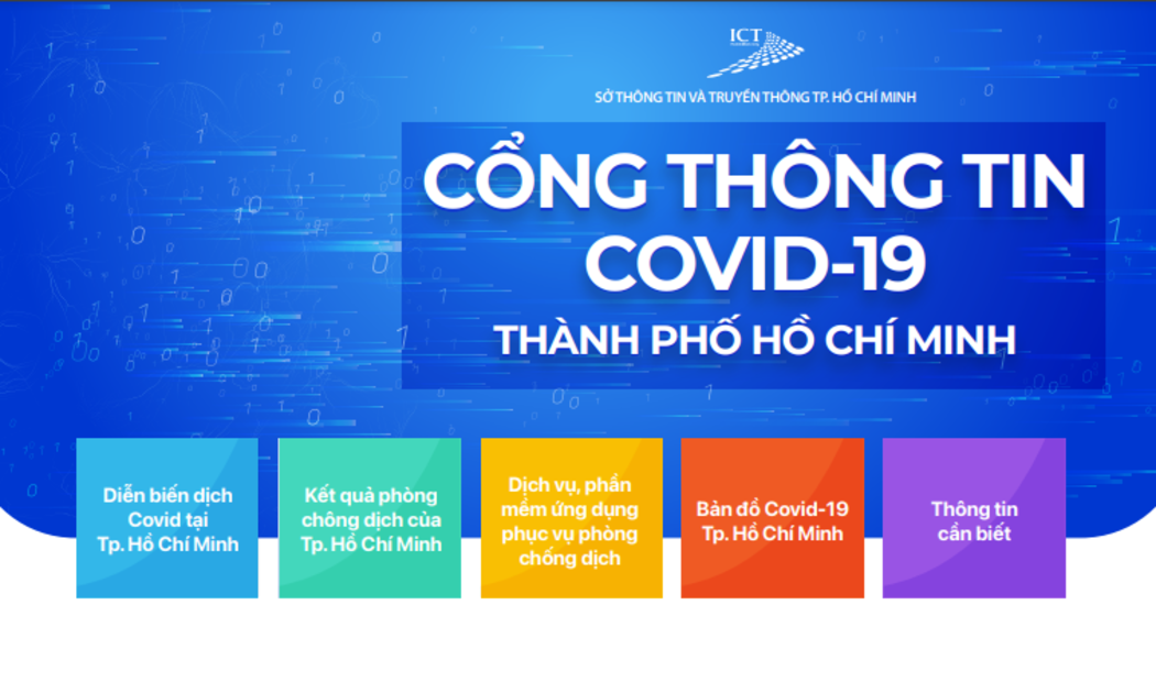 TP.HCM ra mắt cổng thông tin Covid-19 ngày 3/8.