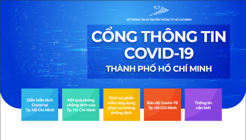 TP.HCM ra mắt cổng thông tin Covid-19 ngày 3/8.