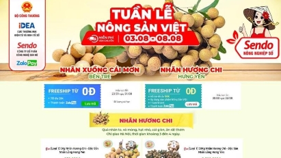Hung Yen longans to be sold on e-commerce platforms