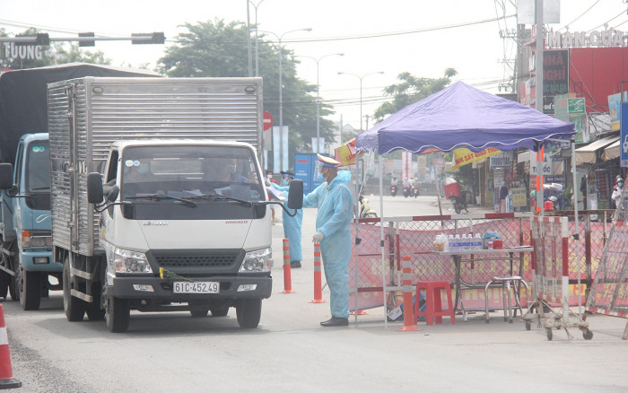 Hải Phòng tích cực phân luồng giao thông để phục vụ cho phòng chống dịch Covid-19 (ảnh minh hoạ)