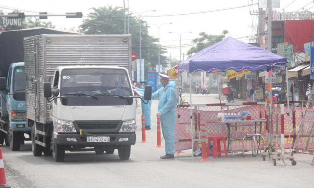 Hải Phòng tích cực phân luồng giao thông để phục vụ cho phòng chống dịch Covid-19 (ảnh minh hoạ)