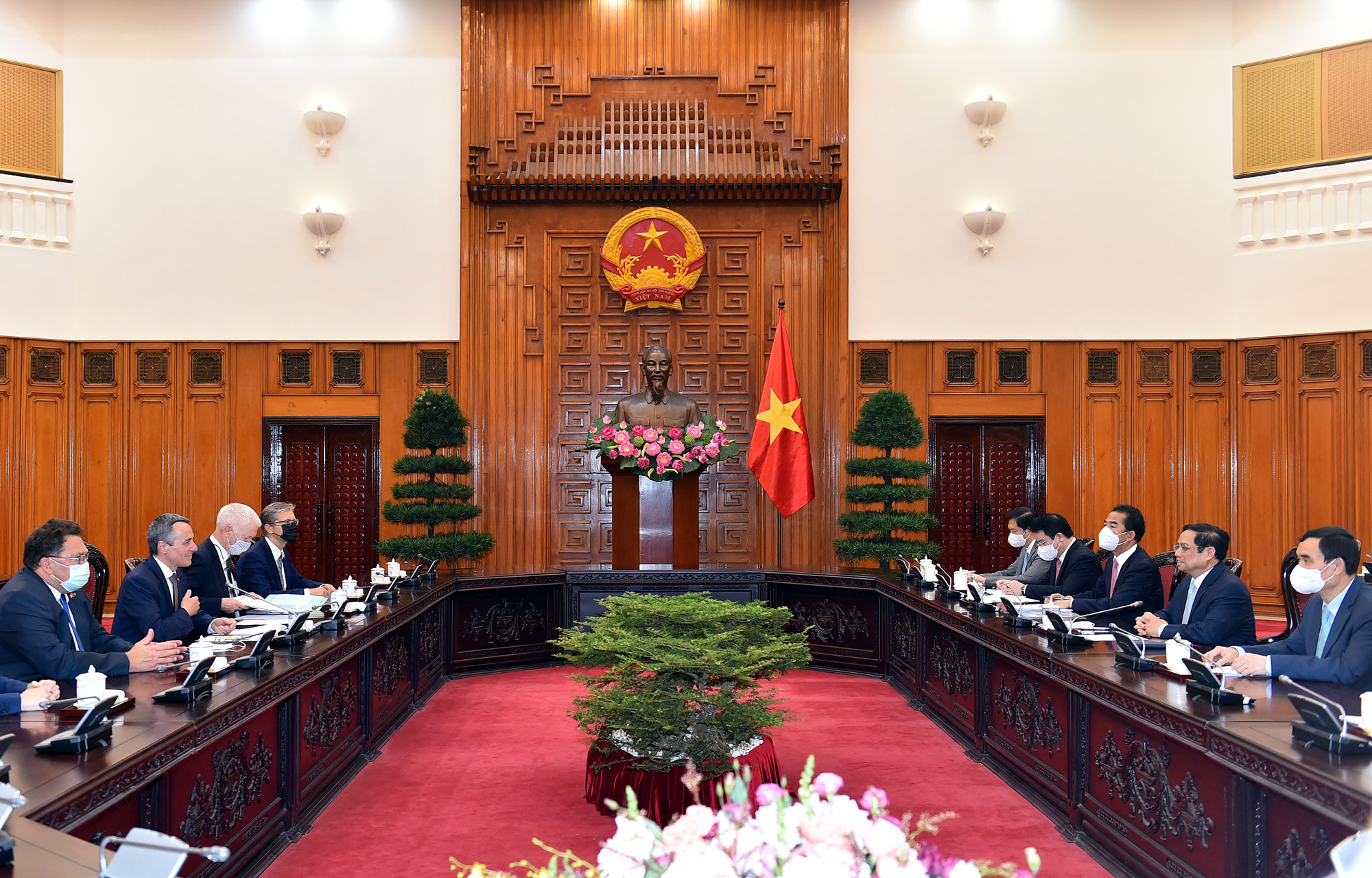 Toàn cảnh buổi tiếp - Ảnh: VGP