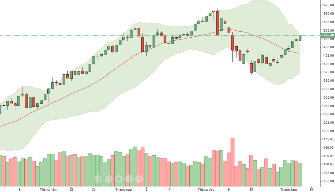 VN30 chiều nay tăng tốt nhờ cầu ngoại đột biến mạnh.