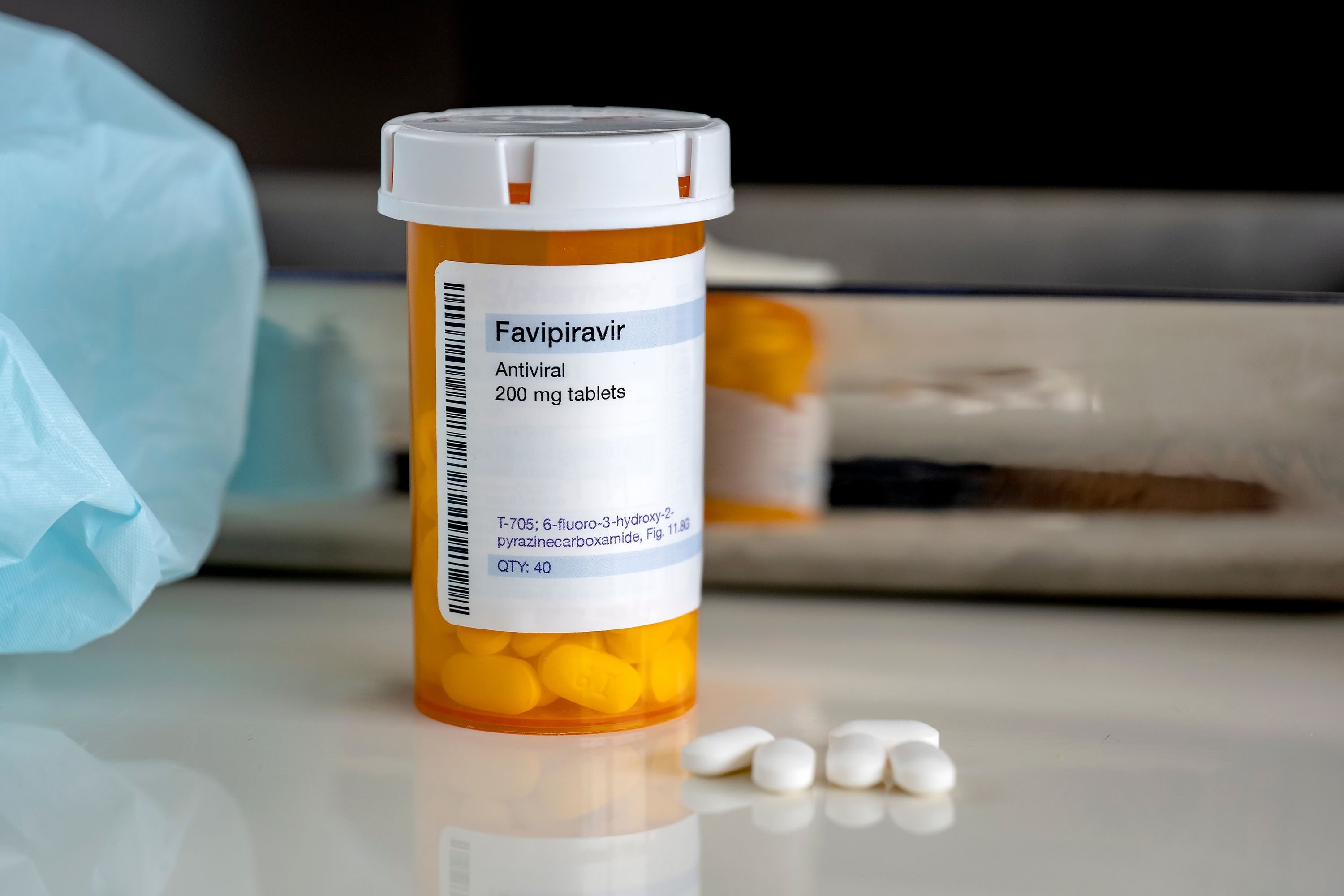 Favipiravir dạng viên - Ảnh: BBC