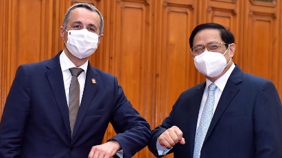 Switzerland providing ODA and medical equipment