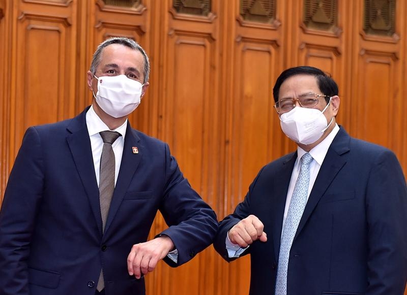 Switzerland providing ODA and medical equipment