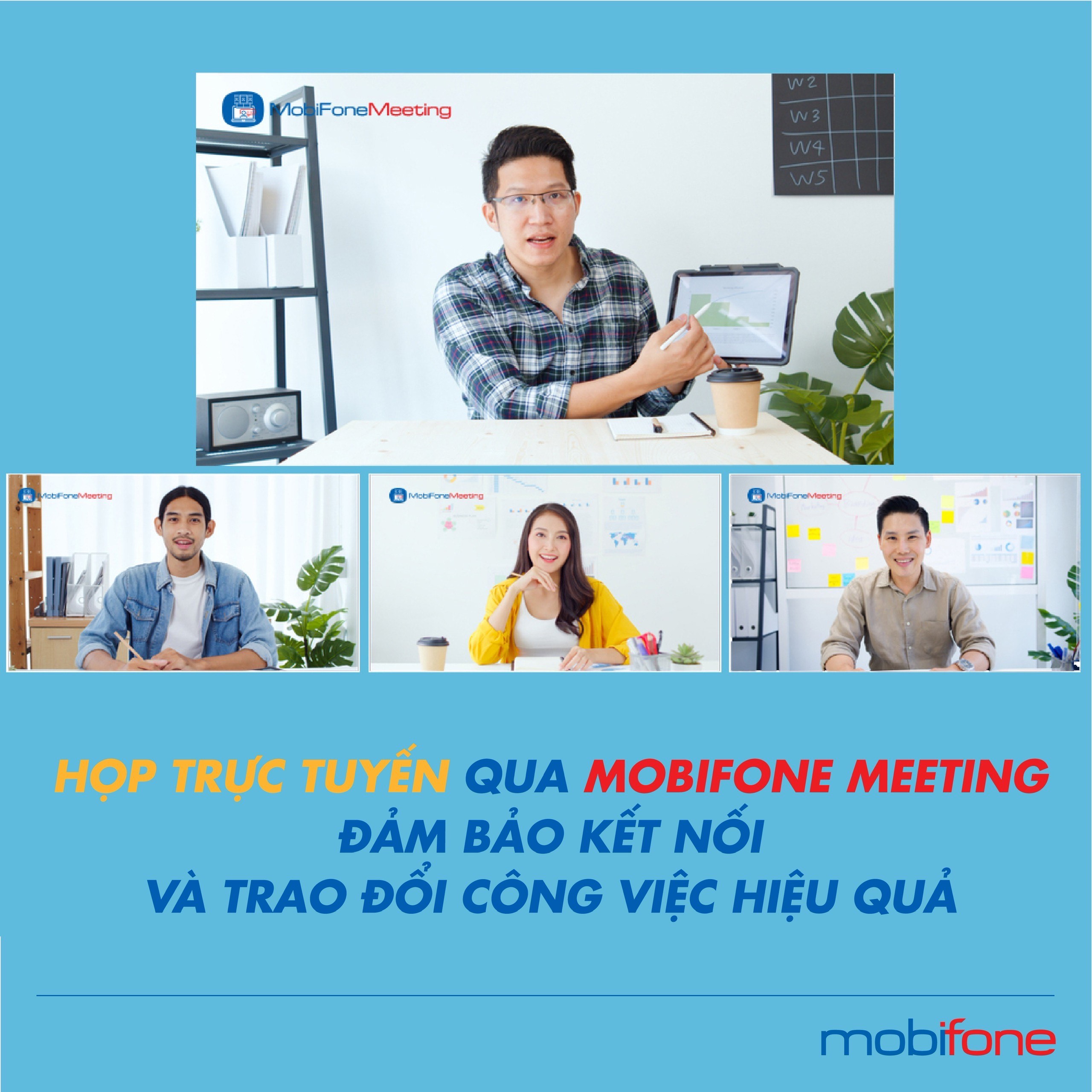 MobiFone Meeting - giải pháp hội thảo trực tuyến được các doanh nghiệp, đơn vị tích cực đón nhận.