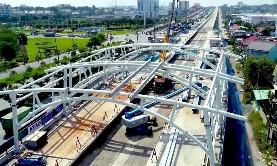 Ảnh minh hoạ: Tuyến metro số 1 Bến Thành - Suối Tiên tại TP.HCM.