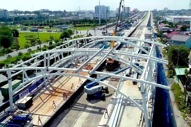 Ảnh minh hoạ: Tuyến metro số 1 Bến Thành - Suối Tiên tại TP.HCM.