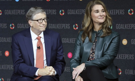 Bill Gates (trái) và French Melinda Gates - Ảnh: Bloomberg.