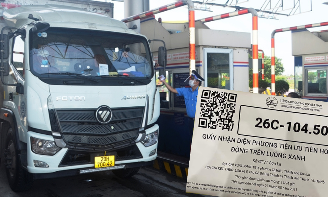 Thẻ ưu tiên nhận diện phương tiện kèm mã QR để di chuyển