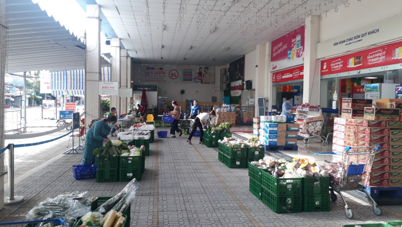 Mô hình "mang chợ ra không gian thoáng". 