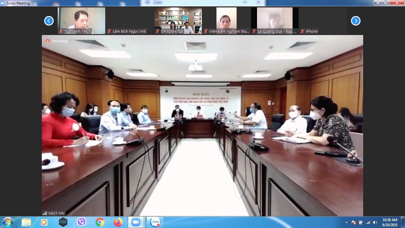 To&agrave;n cảnh họp b&aacute;o trực tuyến ng&agrave;y 10-6.