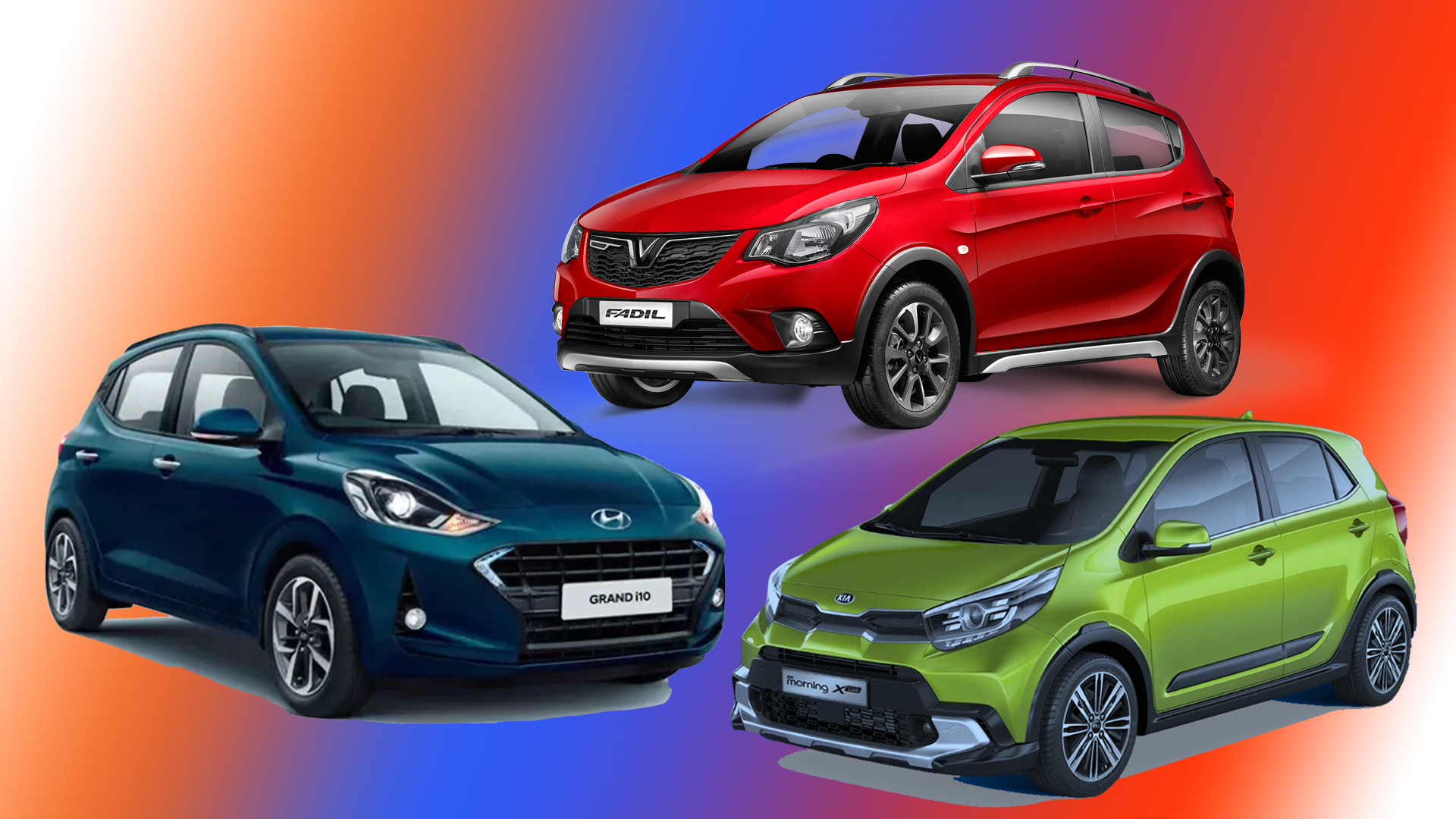 So sánh Hyundai Grand i10 2021 mới, VinFast Fadil và Kia Morning