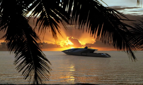 Siêu du thuyền Thiên Nga Đen như bước ra từ thế giới viễn tưởng