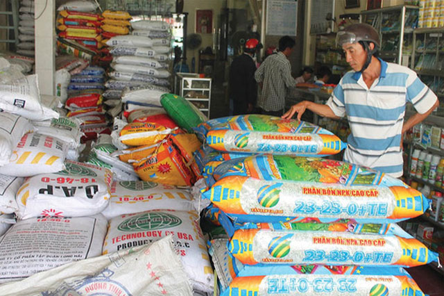 Giá phân bón trong nước tăng mạnh từ đầu năm 2021 đến nay.