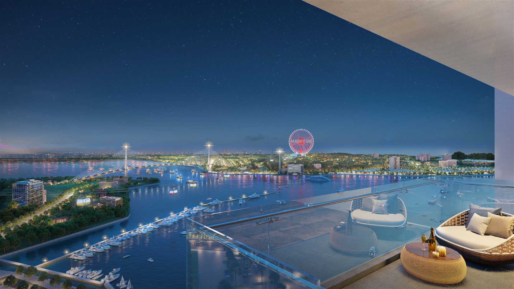 Nhu cầu sống, l&agrave;m việc, nghỉ dưỡng được đ&aacute;p ứng đầy đủ tại Sun Marina Town.