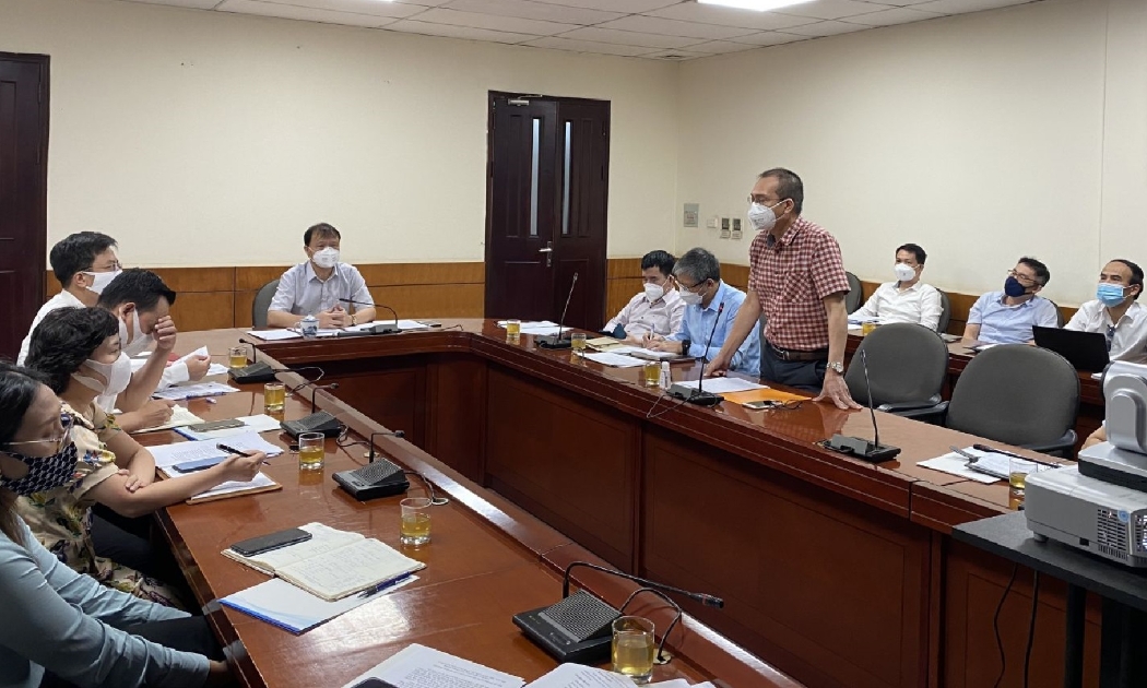 Cuộc họp giữa Bộ Công Thương và các thương nhân đầu mối kinh doanh, sản xuất xăng dầu ngày 12/8/2021.
