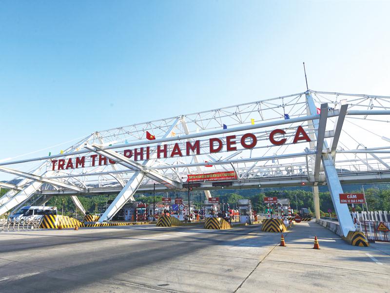 Trạm thu phí BOT hầm Đèo Cả.