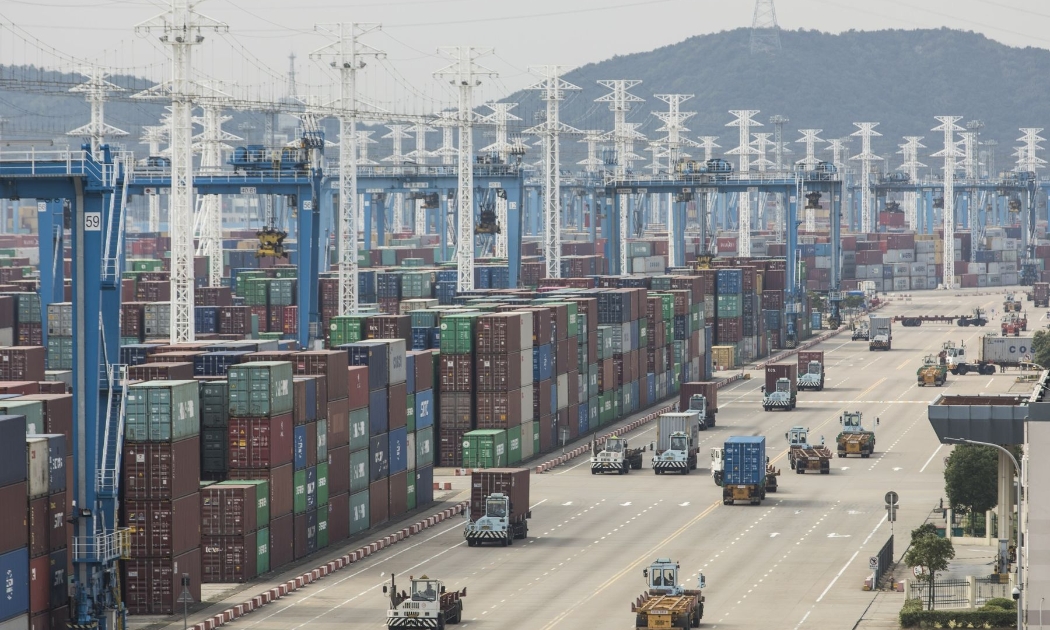 Cảng Ninh Ba-Chu San ở Ninh Ba, Trung Quốc năm 2018 - Ảnh: Bloomberg.