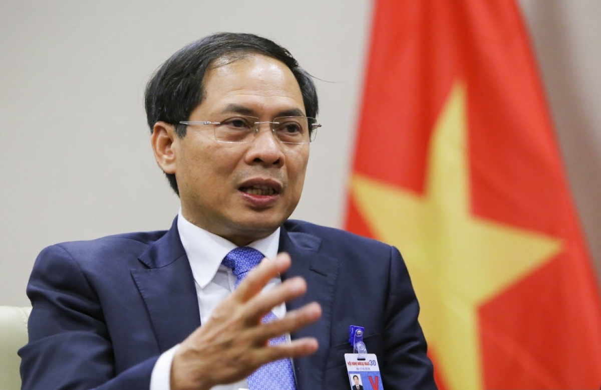 Bộ trưởng Bộ Ngoại giao Bùi Thanh Sơn làm Tổ trưởng Tổ công tác của Chính phủ về ngoại giao vaccine - Ảnh: VGP