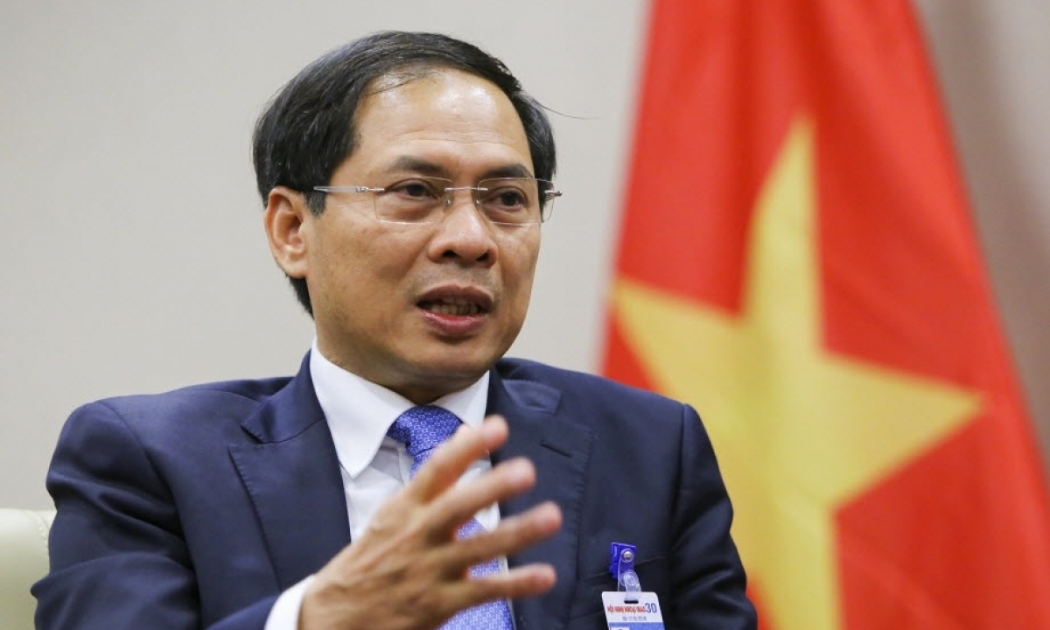 Bộ trưởng Bộ Ngoại giao Bùi Thanh Sơn làm Tổ trưởng Tổ công tác của Chính phủ về ngoại giao vaccine - Ảnh: VGP