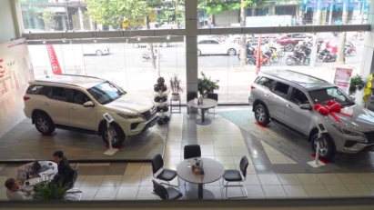 Motor car demand down sharply