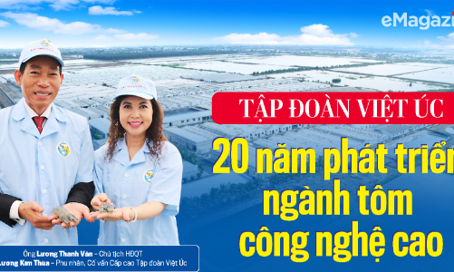 Tập đoàn Việt Úc: 20 năm phát triển ngành tôm công nghệ cao
