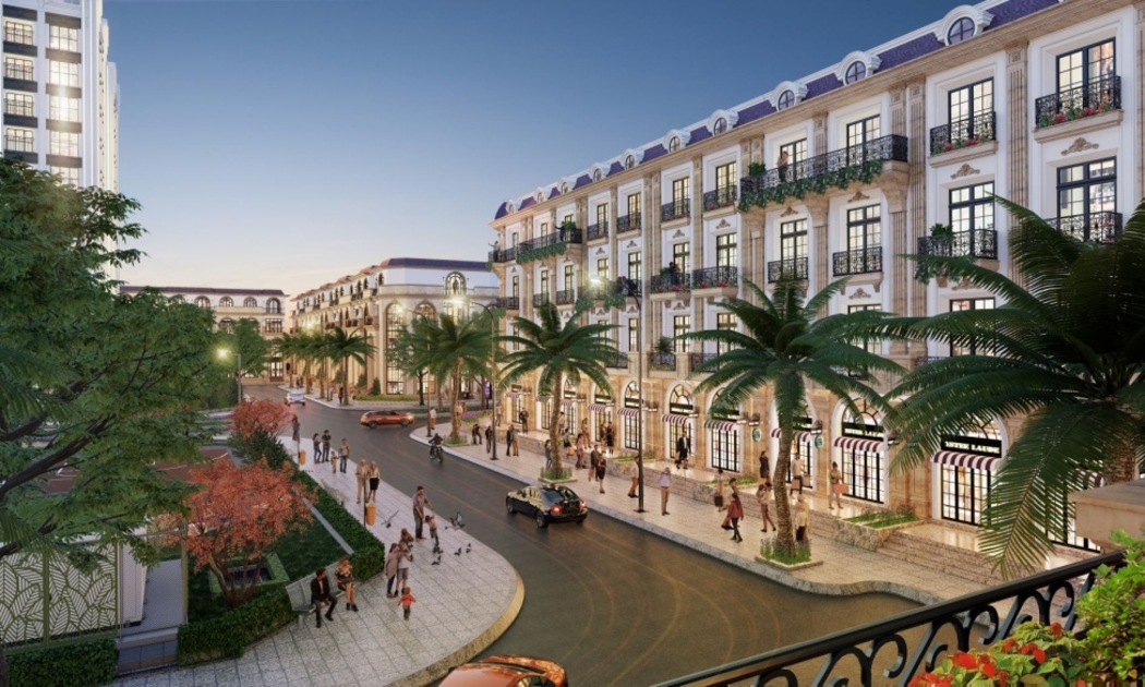 D’. Metropole Hà Tĩnh quy tụ 61 căn shophouse và 1 tòa căn hộ cao cấp.