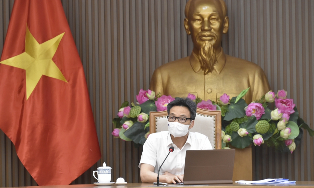 Phó Thủ tướng Vũ Đức Đam chủ trì cuộc họp Ban Chỉ đạo quốc gia phòng, chống dịch Covid-19, chiều 16/8. Ảnh - VGP. 