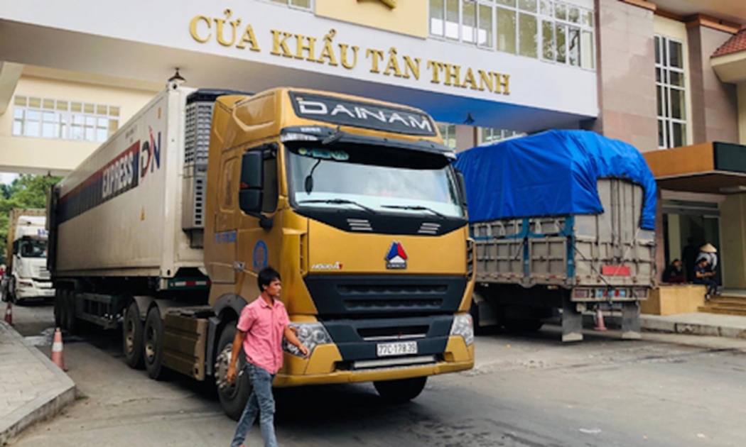 Cửa khẩu Tân Thanh hoạt động bình thường.