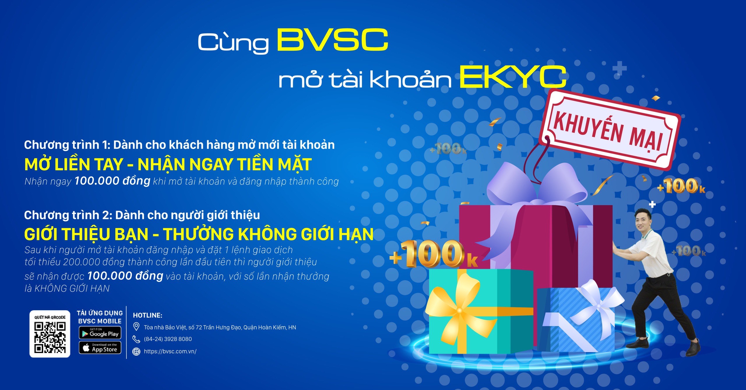 Dịch vụ mở tài khoản eKYC của BVSC ra đời với nhiều tiện ích.
