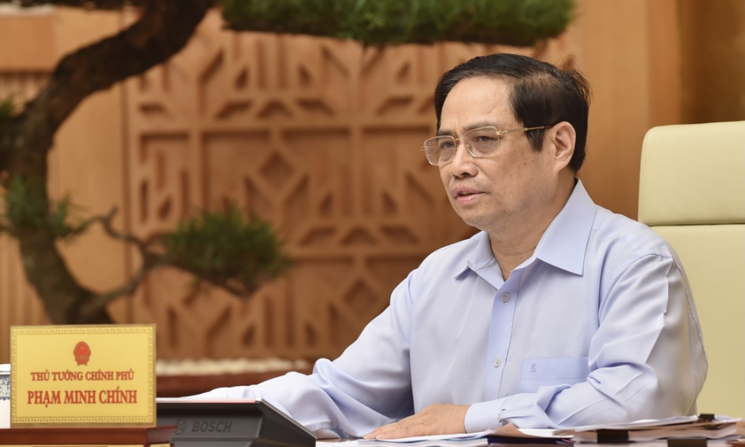 Thủ tướng Phạm Minh Chính tại hội nghị - Ảnh: VGP