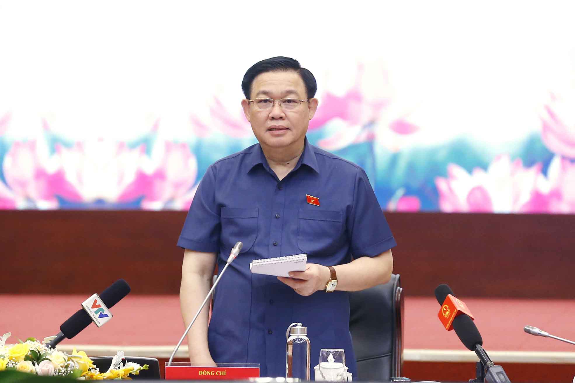 Chủ tịch Quốc hội Vương Đình Huệ - Ảnh: Quochoi.vn