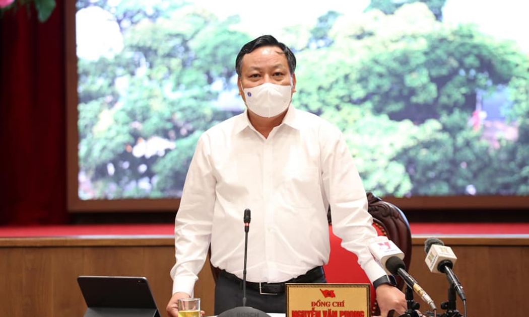 Phó Bí thư Thành ủy Hà Nội Nguyễn Văn Phong: Dù đạt được nhiều kết quả quan trọng, nhưng nguy cơ dịch vẫn rất cao