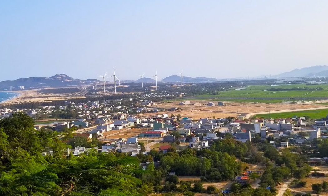 Một góc thị trấn Cát Tiến, huyện Phù Cát, tỉnh Bình Định.