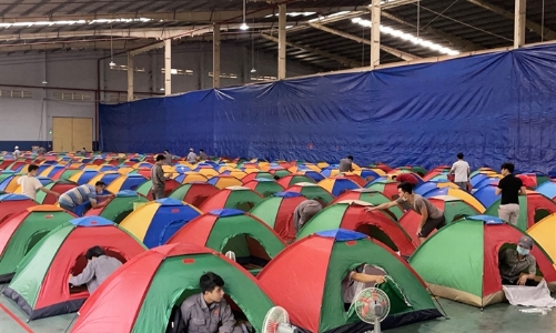 Lao động “3 tại chỗ” tại địa phương giãn cách được hỗ trợ bữa ăn 