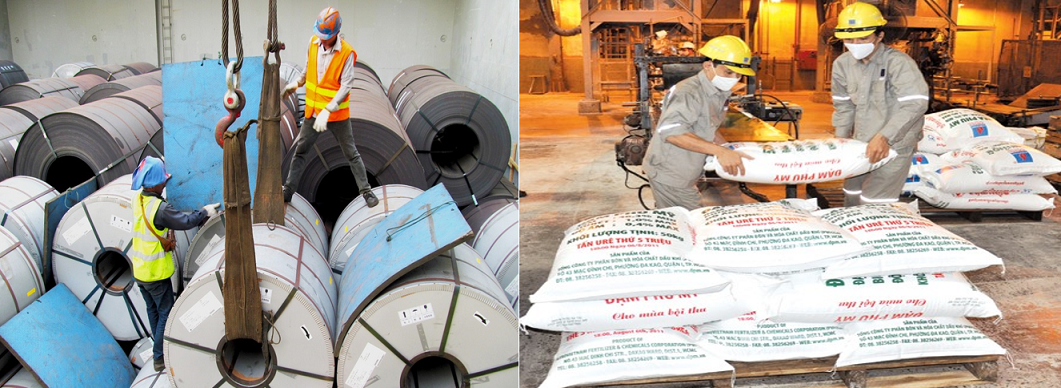 Hạn chế xuất khẩu sắt thép, phân bón ưu tiên cho sản xuất trong nước.