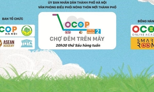 Hà Nội triển khai thí điểm “Chợ đêm trên mây” bán sản phẩm OCOP