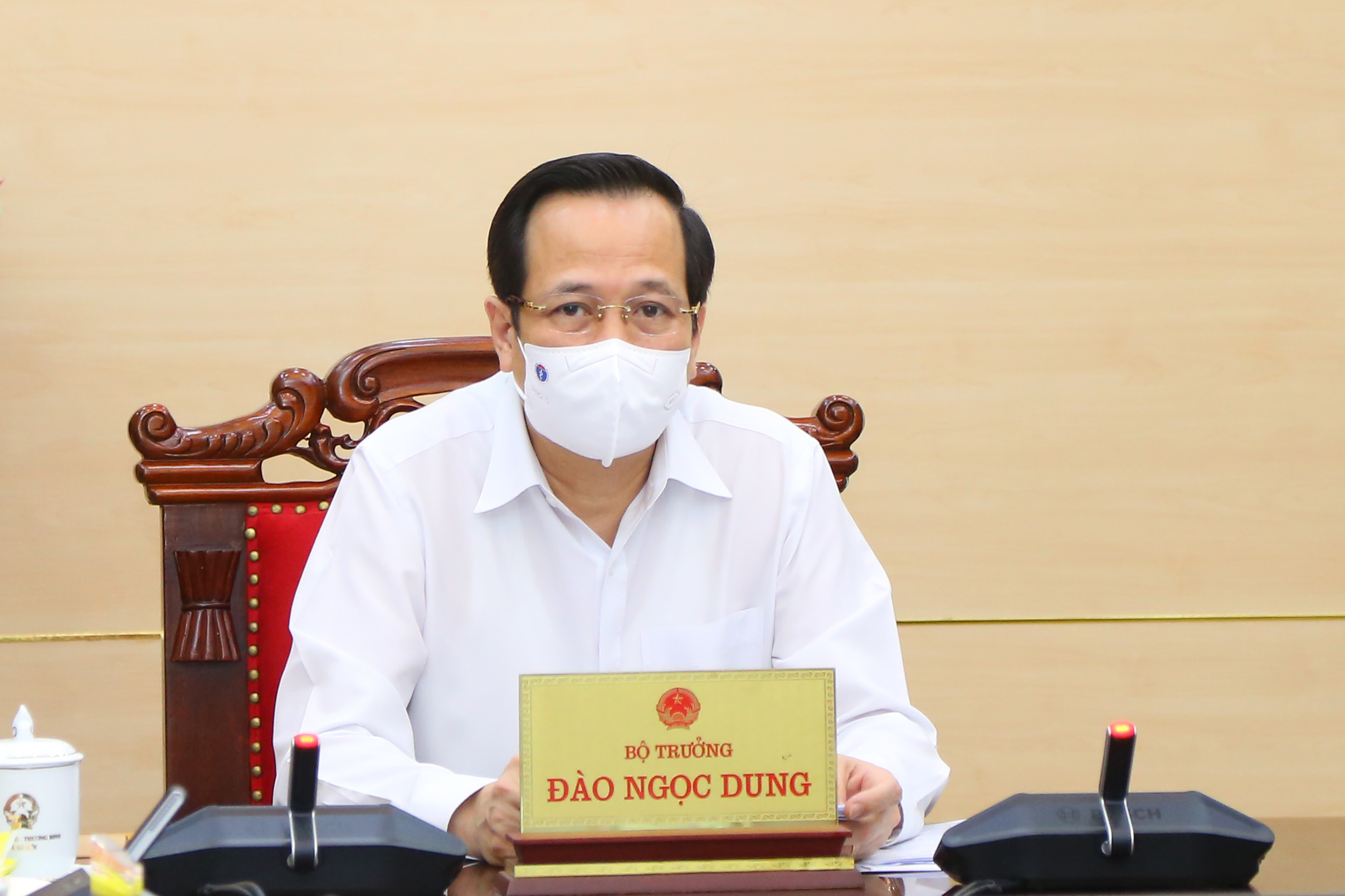 Bộ trưởng Bộ LĐTB7XH Đào Ngọc Dung. 