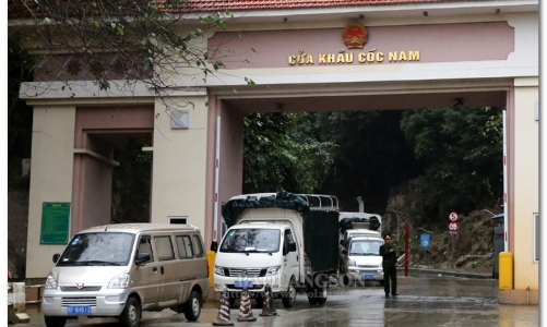 Trung Quốc tạm dừng hoạt động xuất nhập khẩu hàng hoá qua cửa khẩu phụ Cốc Nam