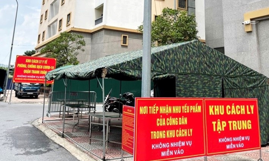 Khu cách ly tập trung 500 người tại phường Kim Giang - Ảnh sưu tầm