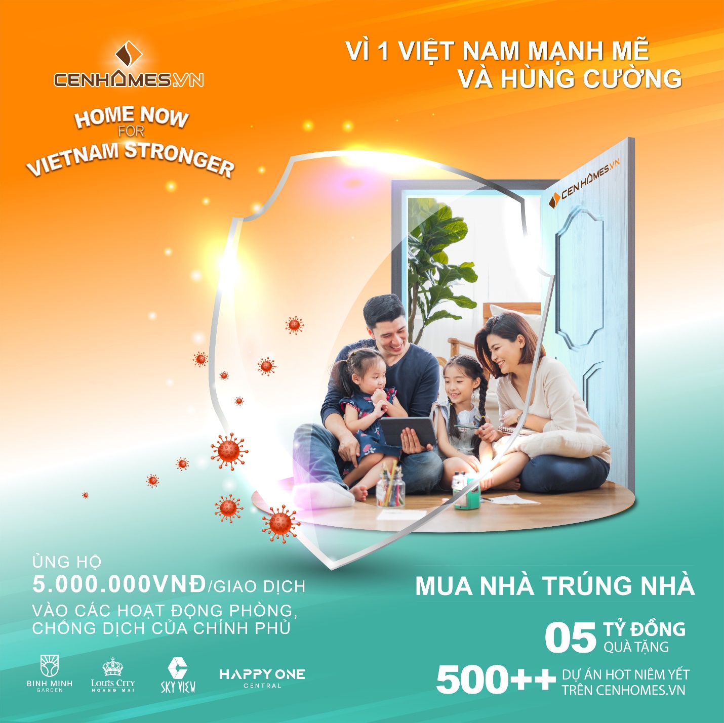&ldquo;Home now for Vietnam Stronger&rdquo; mang tới cơ hội sở hữu nh&agrave; cho h&agrave;ng ng&agrave;n gia đ&igrave;nh.