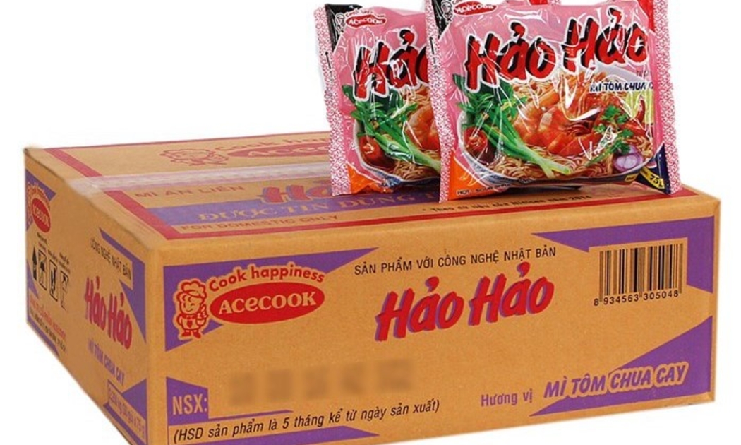 Mì tôm Hảo Hảo của Acecook Việt Nam.